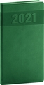 Kapesní diář Aprint 2021, zelený