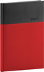 Týdenní diář Dado 2021, červenočerný, 15 × 21 cm