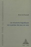 Les structures linguistiques de la genèse des jeux de mots