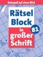 Rätselblock in großer Schrift 81