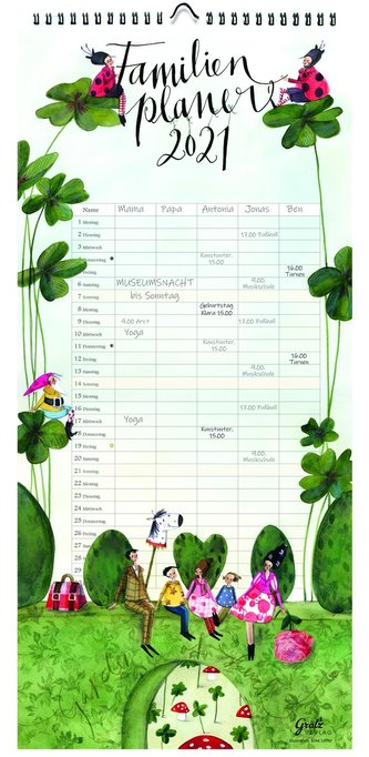 Kreative Familie Familienplaner 2021