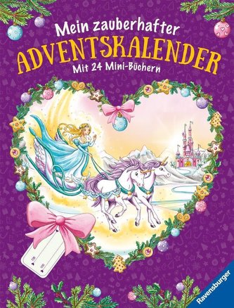 Mein zauberhafter Advenstkalender. Mit 24 Mini-Büchern