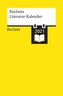 Reclams Literatur-Kalender 2021