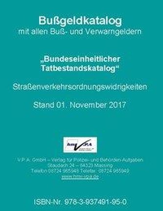 Orignal-Bußgeldkatalog der Polizei