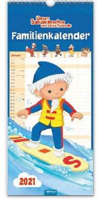 Familienkalender Sandmännchen 2021