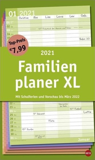 Familienplaner XL Basic 2021