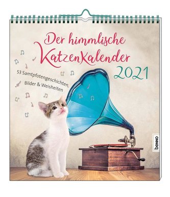 Der himmlische Katzenkalender 2021. Wochenkalender