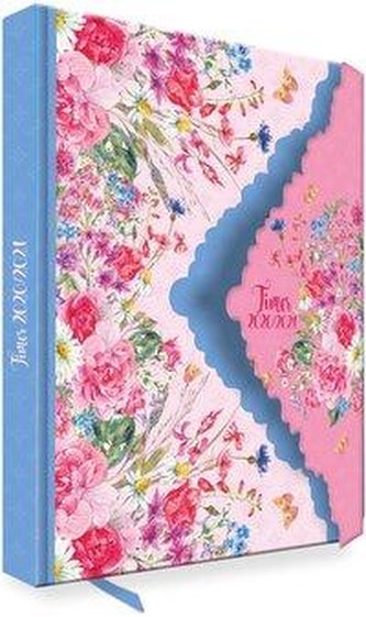 Trötsch Schülerkalender mit Klappe Flower 2020/2021