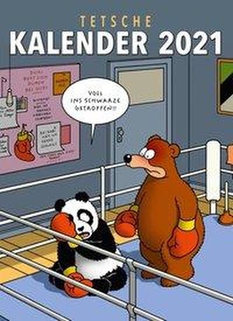 Tetsche Kalender 2021: Monatskalender für die Wand
