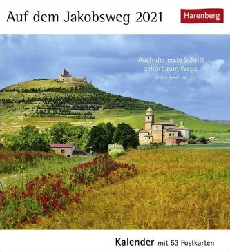 Auf dem Jakobsweg Kalender 2021