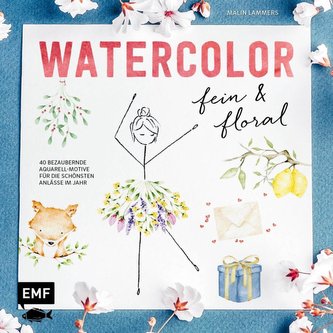 Watercolor fein und floral