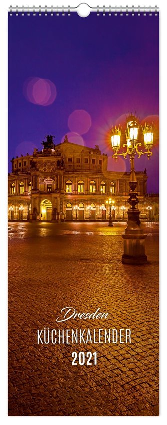Küchenkalender Dresden 2021 15x40 cm