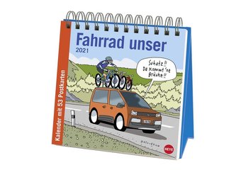 Butschkow Fahrrad unser -  Aufstell-Postkartenkalender 2021