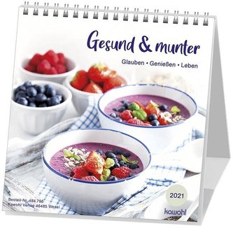 Gesund & munter 2021 Postkartenkalender