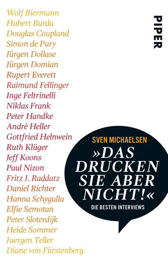 »Das drucken Sie aber nicht!«