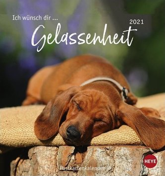 Ich wünsch dir... Gelassenheit 2021 Postkartenkalender