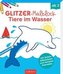 Glitzer-Malblock Tiere im Wasser
