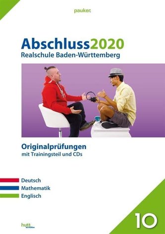 Abschluss 2020 - Realschule. Deutsch, Mathematik und Englisch.  Baden-Württemberg