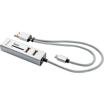 YHC 102SR USB OTG COMBO HUB+čtečkaYENKEE