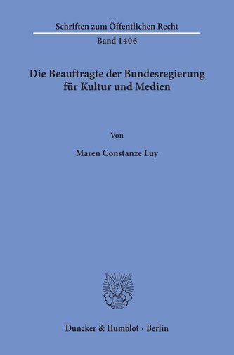 Die Beauftragte der Bundesregierung für Kultur und Medien.