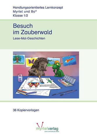 Besuch im Zauberwald. Lese-Mal-Geschichten