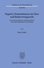 Negative Nominalzinsen im Zins- und Bankvertragsrecht