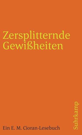 Zersplitternde Gewißheiten