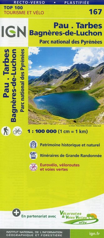 Pau.Tarbes.Bagnères-de-Luchon 1:100 000