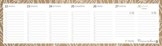 Chalk Drawing Wochenquerplaner Kalender 2021