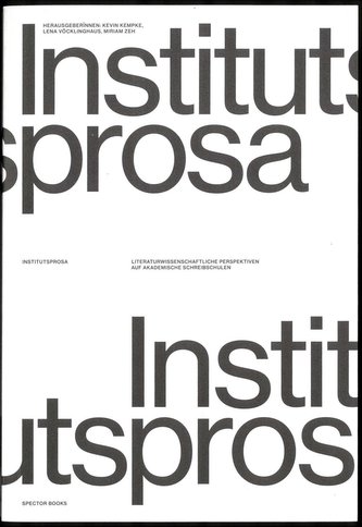 Institutsprosa