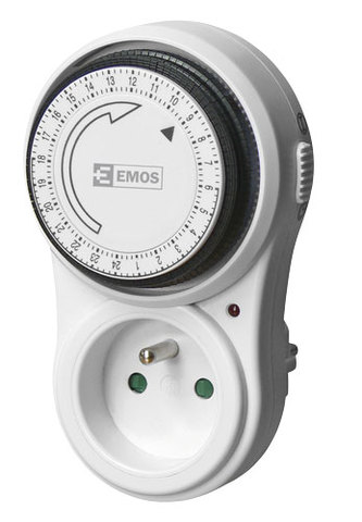 Spínací zásuvka EMOS P5503 mechanická denní