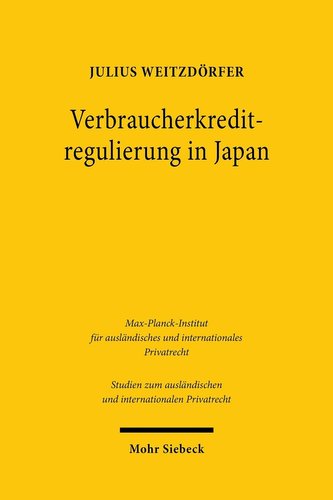 Verbraucherkreditregulierung in Japan