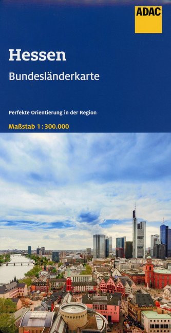 ADAC BundesländerKarte Deutschland Blatt 7 Hessen  1:300 000