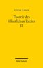 Theorie des öffentlichen Rechts II