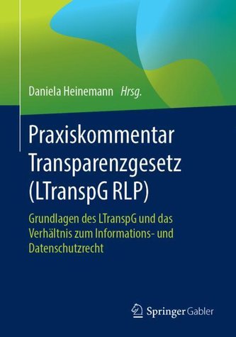 Praxiskommentar Transparenzgesetz (LTranspG RLP)