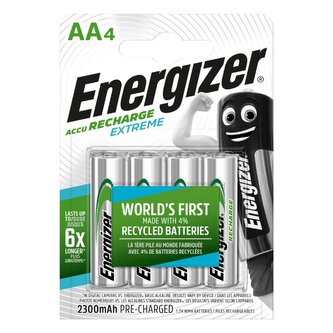 Baterie ENERGIZER HR6 4BP AA Ext NiMH 2300mAh