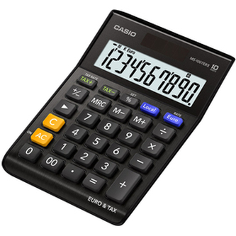 Kalkulačka CASIO MS 100 TER II BK
