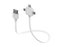 Kabel ALLOCACOC USB/Micro USB/Mini USB/Lightning bílý