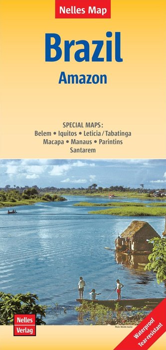 Nelles Map Landkarte Brazil: Amazon 1 : 2 500 000