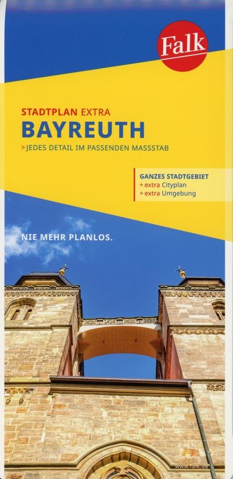 Falk Stadtplan Extra Standardfaltung Bayreuth 1:15 000