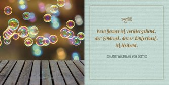 Das Leben ist zu kurz, um schlechten Wein zu trinken