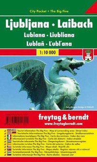 Llubljana - Laibach 1 : 10 000. City Pocket + The Big Five, wasserfest