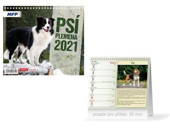 Mini Psí plemena - stolní kalendář 2021