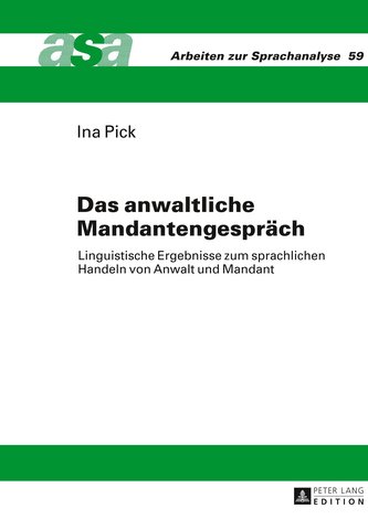 Das anwaltliche Mandantengespräch