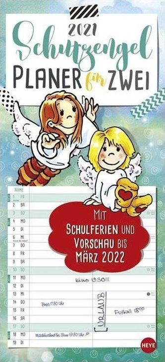 Schutzengel Planer für zwei - Kalender 2021