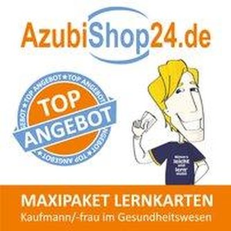 AzubiShop24.de Lernkarten Kaufmann / Kauffrau im Gesundheitswesen. Maxi-Paket