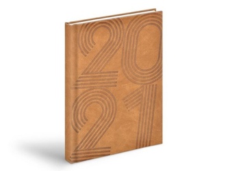 Diář 2021 D801 PU brown