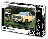 Retro auta Puzzle č. 6 - VAZ 2101 (1981) - 500 dílků