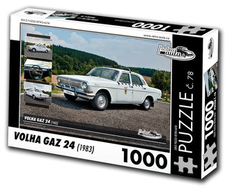 Retro auta Puzzle č. 78 - VOLHA GAZ 24 (1983) - 1000 dílků