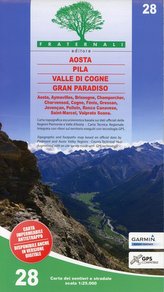 Aosta - Pila - Valle di Cogne - Gran Paradiso 1 : 25 000